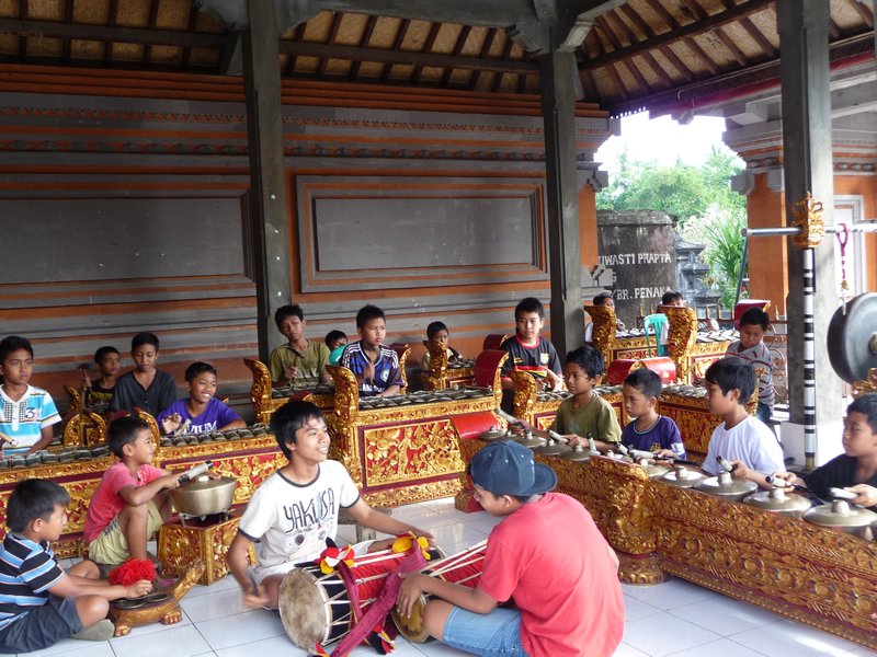 Ubud-cours de musique traditionnelle