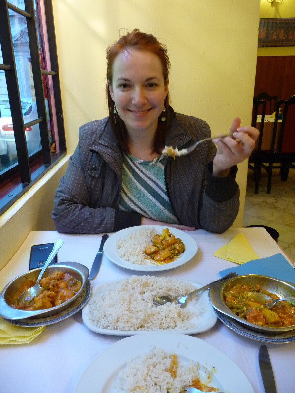 La nourriture au Portugal était tellement mauvaise qu'on mangeait de l'indien, du chinois, des sushis et même du Népalais!