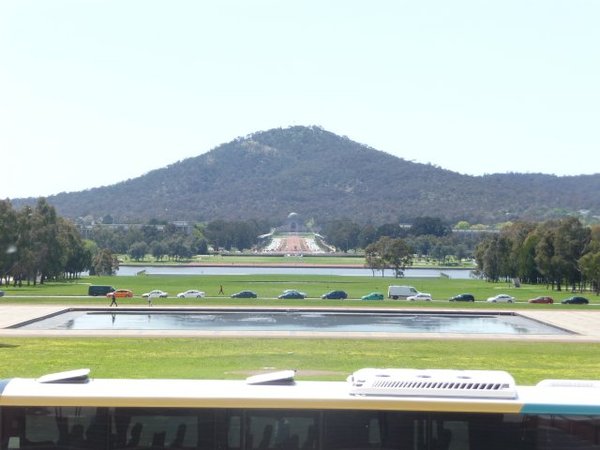 View towards Australian War Memorial
