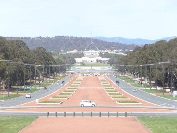 View towards Parliament House