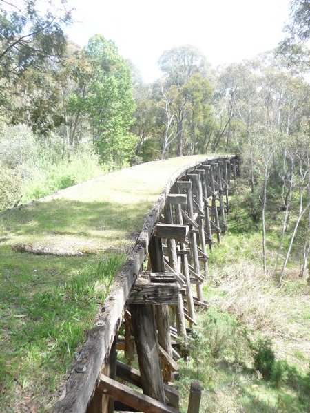Historic trestle bridge