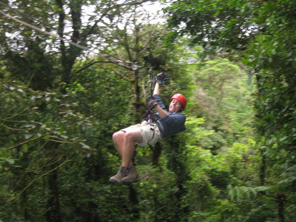 Canopy tour in Monterverde