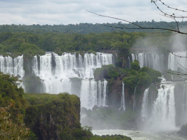 Iguazu Falls (from the Brazilian side.)