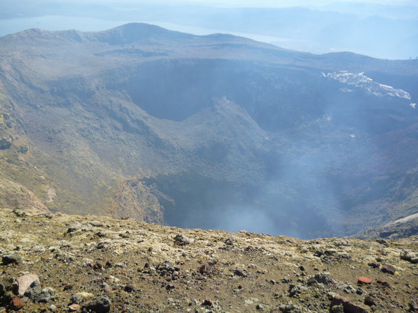 Crater of Volcan Villarica