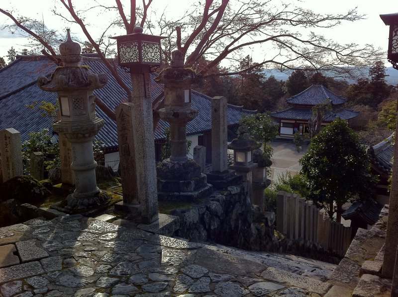 Peaceful temple in Nara