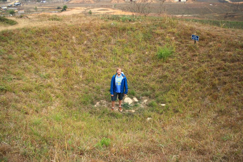 Matt in Bomb Crater