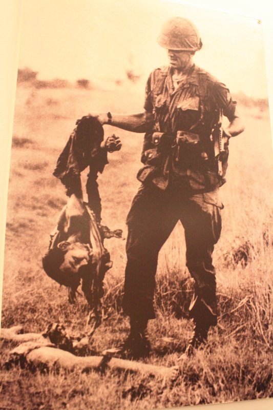 US Solider with Bombed Vietnamese Man