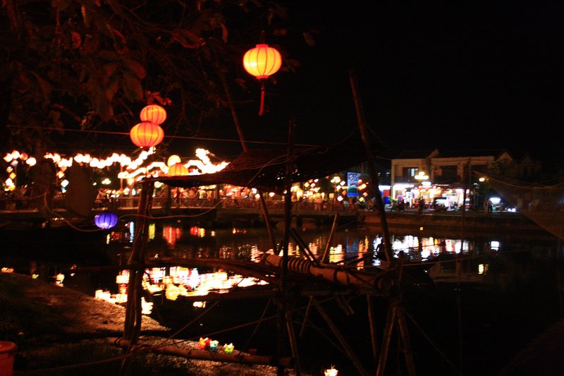 Lanterns at Night