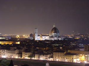 View of the Duomo from the hill