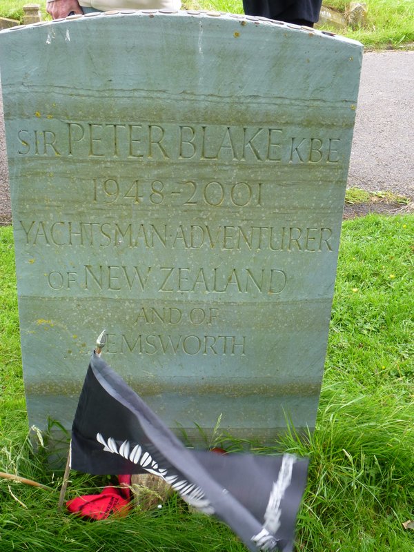 Sir Peter Blake's Grave