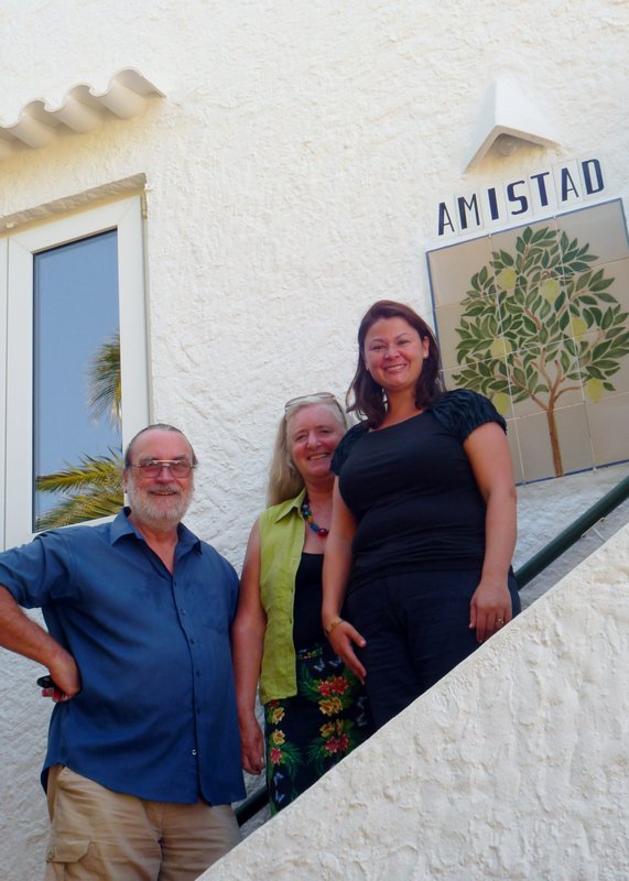 Richard, Ann, and Narelle at Amistad