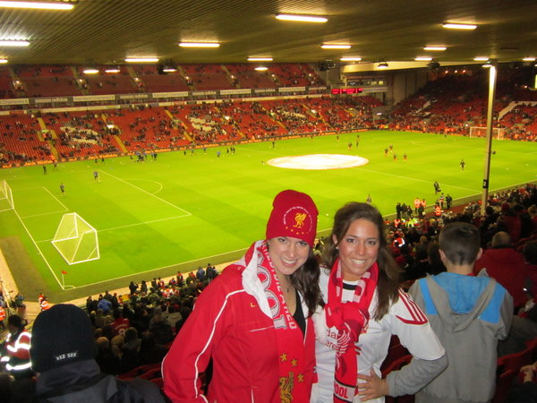 Lindsay and I at Anfield