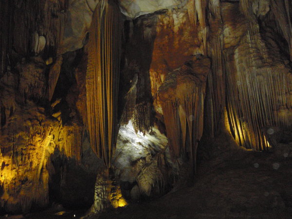More stalactites