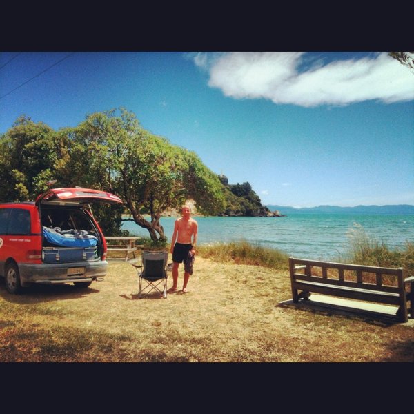 Lunch break at Abel Tasmen