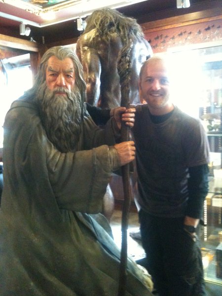 Just chilling with Gandalf.