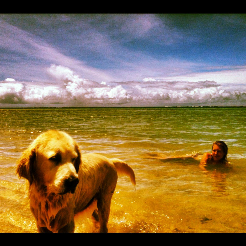 Jane & Lucy in the sea