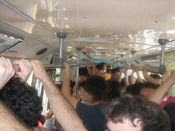 crowded bus