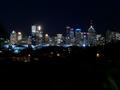 Brisbane skyline by night.
