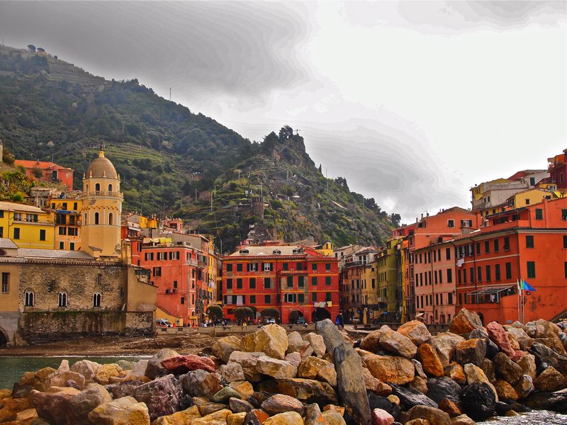 Vernazza from the boat