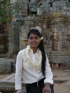 Visiting a temple near Battambang