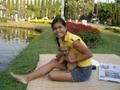 Ya, Niko's girlfriend in Chiang Mai Park