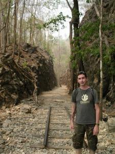 Me, at the Hellfire Pass, near Kanchanaburi