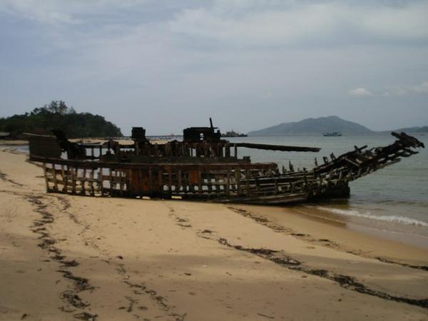 A shipwreck, Koh Phayam