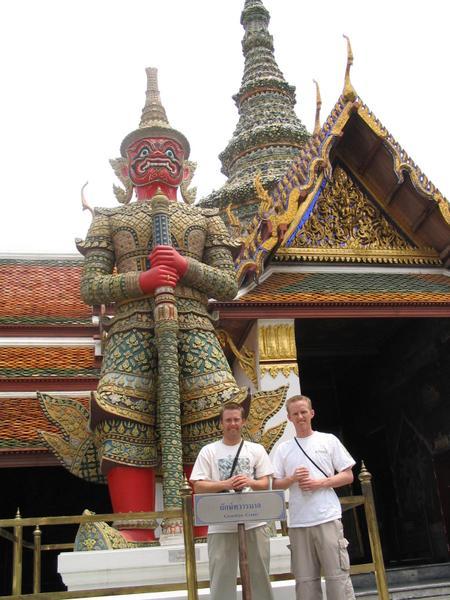 Kris, Ben, and the Demon at Wat Phra Kheow