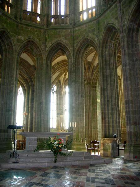 The altar of the abbey church