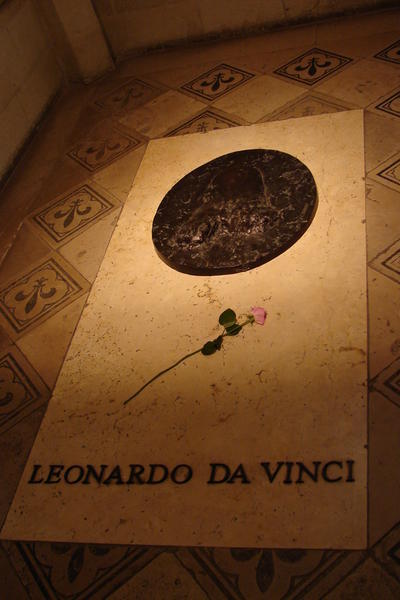 Da Vinci's Tomb in Chapel St-Hubert