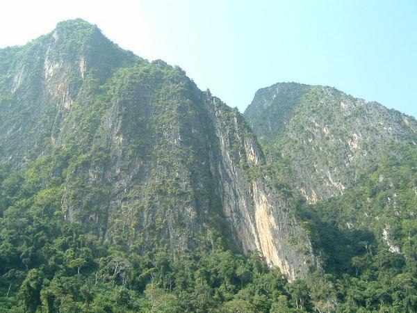 Mountains on Nam Ou