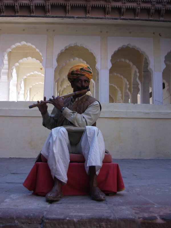 Musician at Mehrangarh fort