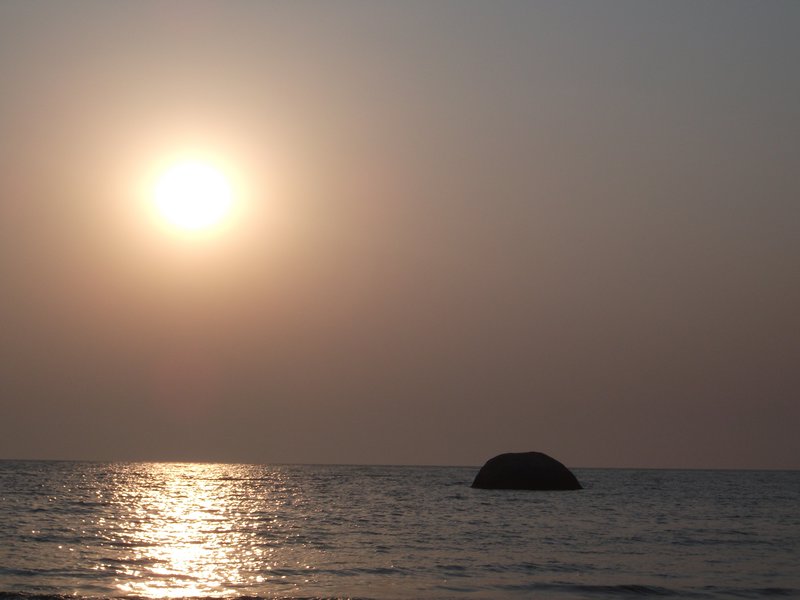 Sun set Palolem beach