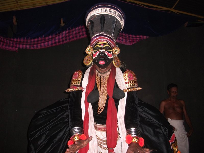The demon (Kathakali dancers)