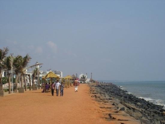 Seafront at Pondicherry