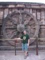 Myself posing stupidly at The Kornak sun temple 