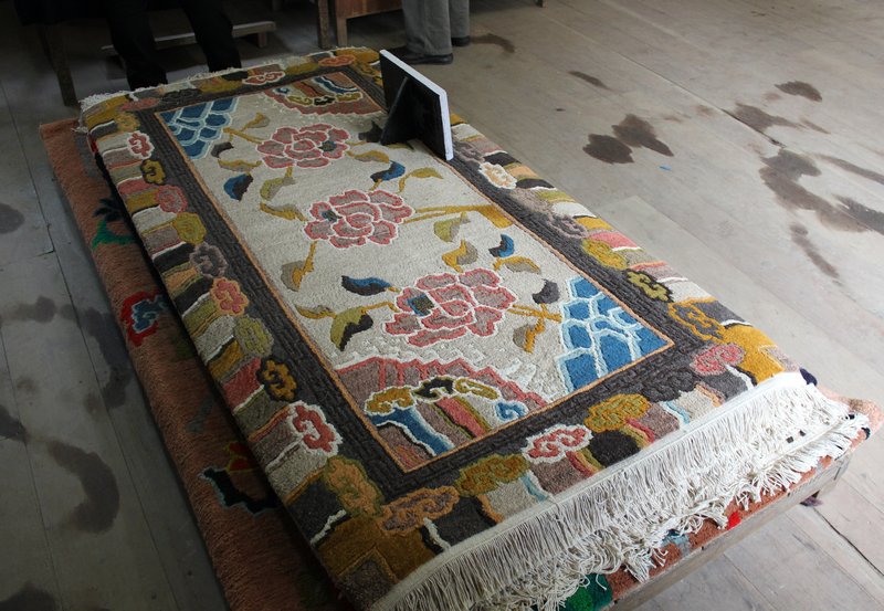 A beautiful rug made at the Tibetan self help centre