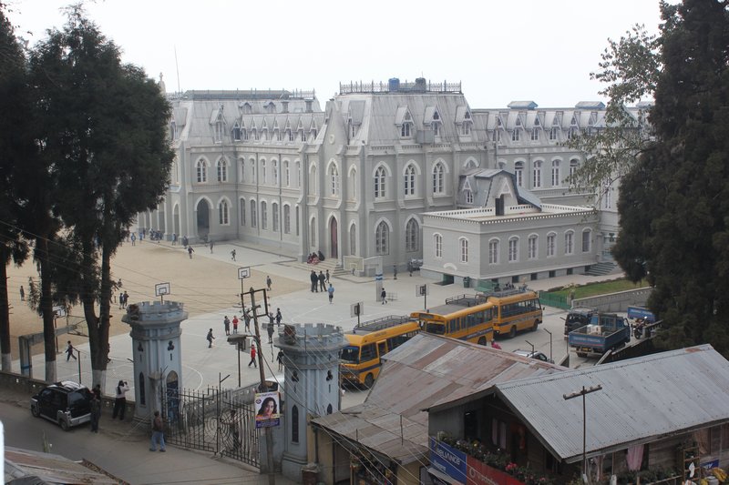 A rather posh looking school in Darjeeling