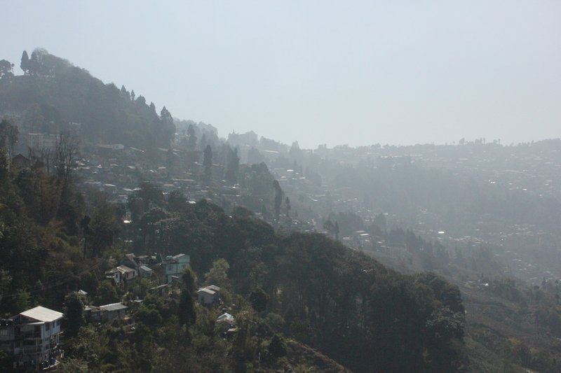 Darjeeling is built on an impossibly steep valley