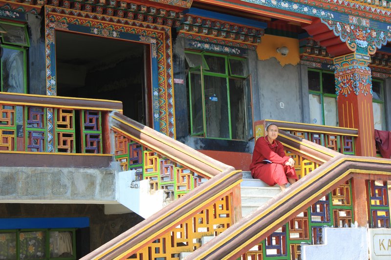 Monk at Rumtek Monastery