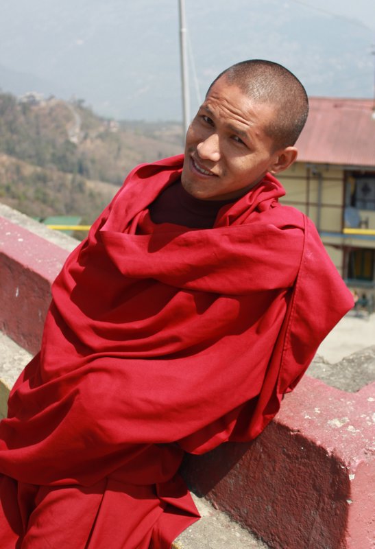 Monk at Rumtek Monastery