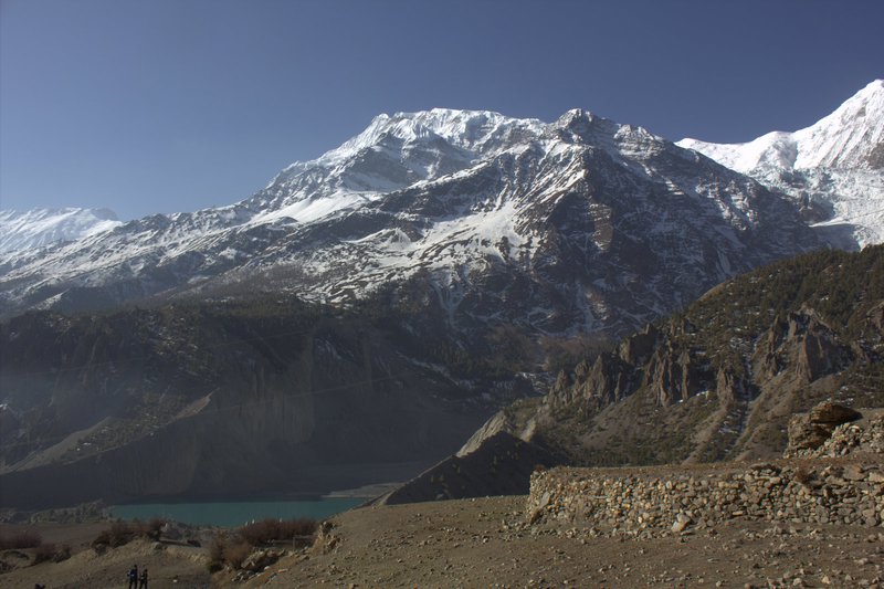 Annapurna III and it's glacial lake
