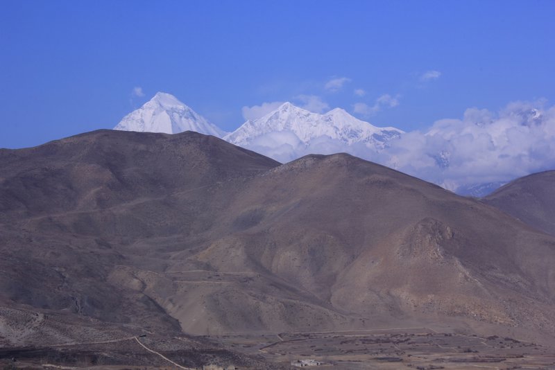 View of the Annapurna's from Muktinath 2