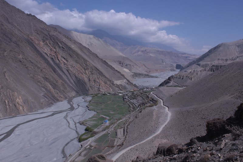 First sighting of the Kali Gandaki (Black River)
