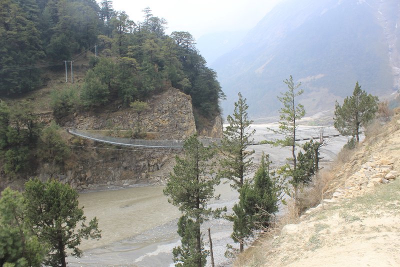 Kali Gandaki river crossing