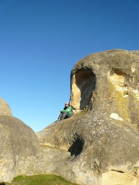 Chris at Elephant Rocks (Aslan's Camp)