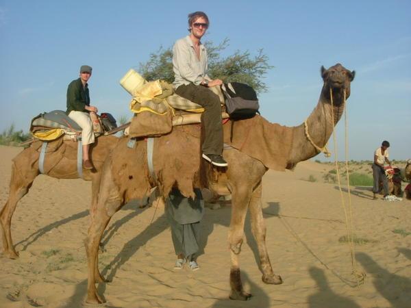 Chris on his camel