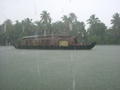 Passing houseboat (in the rain)