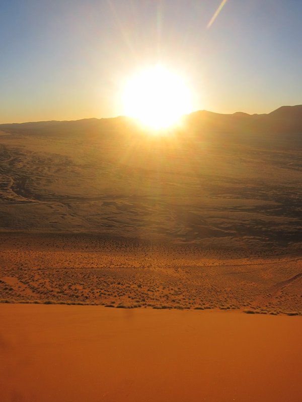 Sunset near Dune 45