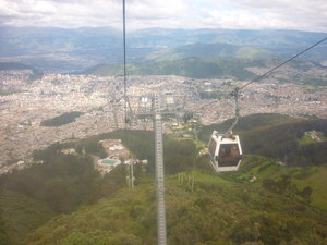 On the Quito cable car